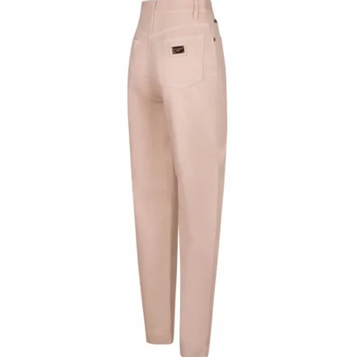 Dolce & Gabbana Trousers-Dolce & Gabbana - Pink Denim Jeans - Dolce & Gabbana Exclusive Luxury Collection - Avvenice