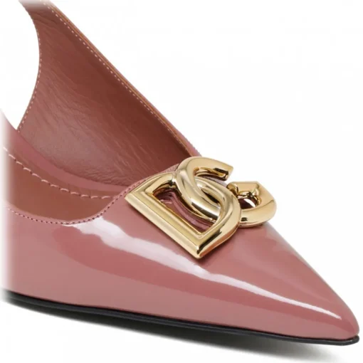 Dolce & Gabbana Shoes-Dolce & Gabbana - Pink Lollo Slingbacks - Dolce & Gabbana Exclusive Luxury Collection - Avvenice