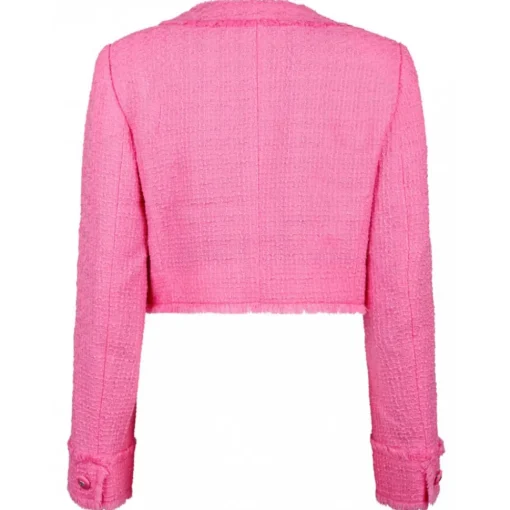 Dolce & Gabbana Jackets-Dolce & Gabbana - Pink Short Raschel Tweed Jacket - Dolce & Gabbana Exclusive Luxury Collection - Avvenice