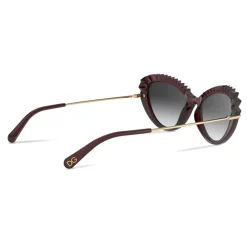 Dolce & Gabbana Eyewear Sunglasses & Eyewear-Dolce & Gabbana - Plisse Sunglasses - Burgundy - Dolce & Gabbana Eyewear - Avvenice