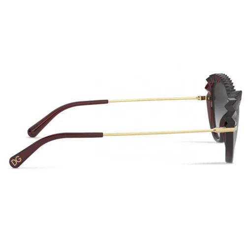 Dolce & Gabbana Eyewear Sunglasses & Eyewear-Dolce & Gabbana - Plisse Sunglasses - Burgundy - Dolce & Gabbana Eyewear - Avvenice