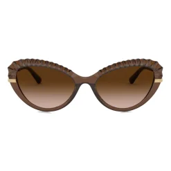 Dolce & Gabbana Eyewear Sunglasses & Eyewear-Dolce & Gabbana - Plisse Sunglasses - Brown - Dolce & Gabbana Eyewear - Avvenice