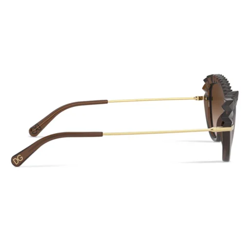Dolce & Gabbana Eyewear Sunglasses & Eyewear-Dolce & Gabbana - Plisse Sunglasses - Brown - Dolce & Gabbana Eyewear - Avvenice