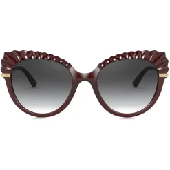Dolce & Gabbana Eyewear Sunglasses & Eyewear-Dolce & Gabbana - Plisse Sunglasses - Burgundy - Dolce & Gabbana Eyewear - Avvenice