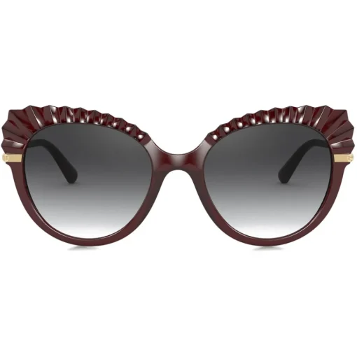 Dolce & Gabbana Eyewear Sunglasses & Eyewear-Dolce & Gabbana - Plisse Sunglasses - Burgundy - Dolce & Gabbana Eyewear - Avvenice