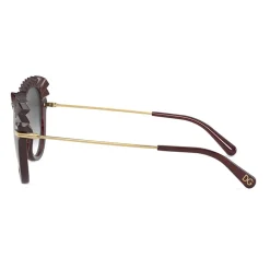 Dolce & Gabbana Eyewear Sunglasses & Eyewear-Dolce & Gabbana - Plisse Sunglasses - Burgundy - Dolce & Gabbana Eyewear - Avvenice