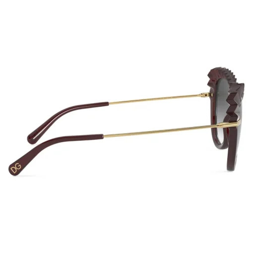 Dolce & Gabbana Eyewear Sunglasses & Eyewear-Dolce & Gabbana - Plisse Sunglasses - Burgundy - Dolce & Gabbana Eyewear - Avvenice