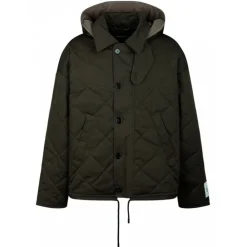 Dolce & Gabbana Jackets-Dolce & Gabbana - Quilted High-Neck Jacket with Hood - Dolce & Gabbana Exclusive Luxury Collection - Avvenice