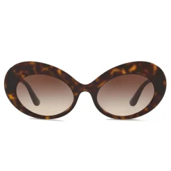 Dolce & Gabbana Eyewear Sunglasses & Eyewear-Dolce & Gabbana - Round Sunglasses Print Family - Havana - Dolce & Gabbana Eyewear - Avvenice