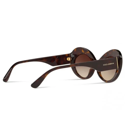 Dolce & Gabbana Eyewear Sunglasses & Eyewear-Dolce & Gabbana - Round Sunglasses Print Family - Havana - Dolce & Gabbana Eyewear - Avvenice