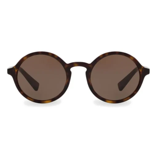 Dolce & Gabbana Eyewear Sunglasses & Eyewear-Dolce & Gabbana - Round Acetate Sunglasses with Key Bridge - Havana - Dolce & Gabbana Eyewear - Avvenice