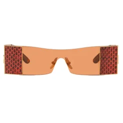 Dolce & Gabbana Eyewear Sunglasses & Eyewear-Dolce & Gabbana - Sicilian Jungle Sunglasses - Orange - Dolce & Gabbana Eyewear - Avvenice