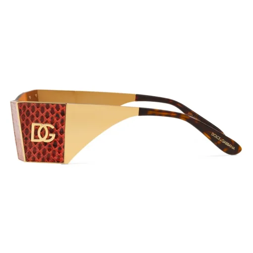 Dolce & Gabbana Eyewear Sunglasses & Eyewear-Dolce & Gabbana - Sicilian Jungle Sunglasses - Orange - Dolce & Gabbana Eyewear - Avvenice