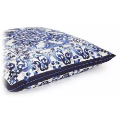 Dolce & Gabbana Home Accessories-Dolce & Gabbana - Silk Twill Cushion - Dolce & Gabbana Exclusive Luxury Collection - Avvenice
