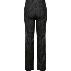 Dolce & Gabbana Trousers-Dolce & Gabbana - Smoky Black Wool Trousers - Dolce & Gabbana Exclusive Luxury Collection - Avvenice