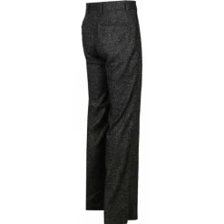 Dolce & Gabbana Trousers-Dolce & Gabbana - Smoky Black Wool Trousers - Dolce & Gabbana Exclusive Luxury Collection - Avvenice