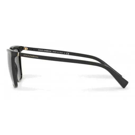 Dolce & Gabbana Eyewear Sunglasses & Eyewear-Dolce & Gabbana - Square Sunglasses in Acetate - Glossy Black - Dolce & Gabbana Eyewear - Avvenice