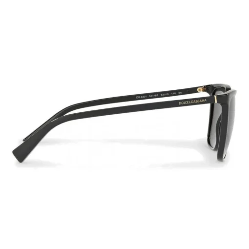 Dolce & Gabbana Eyewear Sunglasses & Eyewear-Dolce & Gabbana - Square Sunglasses in Acetate - Glossy Black - Dolce & Gabbana Eyewear - Avvenice