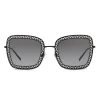 Dolce & Gabbana Eyewear Sunglasses & Eyewear-Dolce & Gabbana - Square Devotion Sunglasses with Lace - Black - Dolce & Gabbana Eyewear - Avvenice