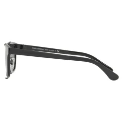 Dolce & Gabbana Eyewear Sunglasses & Eyewear-Dolce & Gabbana - Square Sunglasses with Metal Structure - Shiny Black - Dolce & Gabbana Eyewear - Avvenice