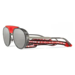 Dolce & Gabbana Eyewear Sunglasses & Eyewear-Dolce & Gabbana - Sunglasses in Metal with Fabric Band - Red - Dolce & Gabbana Eyewear - Avvenice
