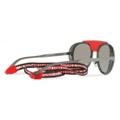 Dolce & Gabbana Eyewear Sunglasses & Eyewear-Dolce & Gabbana - Sunglasses in Metal with Fabric Band - Red - Dolce & Gabbana Eyewear - Avvenice
