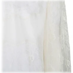 Dolce & Gabbana Shirts-Dolce & Gabbana - White Sheer Lace Blouse - Dolce & Gabbana Exclusive Luxury Collection - Avvenice