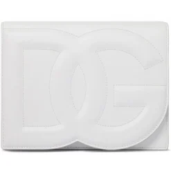 Dolce & Gabbana Bags-Dolce & Gabbana - White DG Logo Crossbody Bag - Dolce & Gabbana Exclusive Luxury Collection - Avvenice