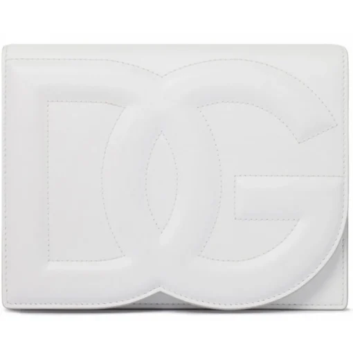 Dolce & Gabbana Bags-Dolce & Gabbana - White DG Logo Crossbody Bag - Dolce & Gabbana Exclusive Luxury Collection - Avvenice