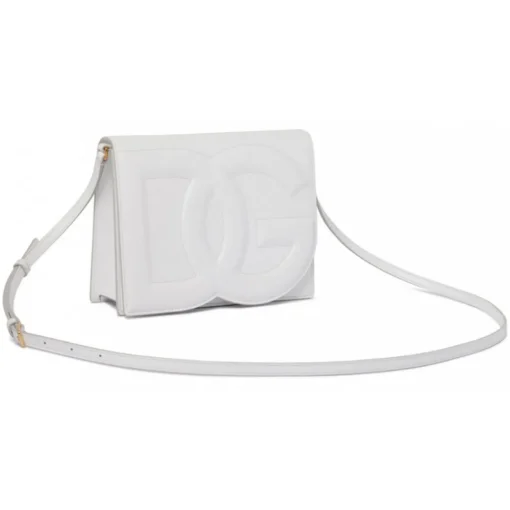 Dolce & Gabbana Bags-Dolce & Gabbana - White DG Logo Crossbody Bag - Dolce & Gabbana Exclusive Luxury Collection - Avvenice