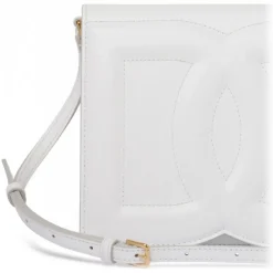 Dolce & Gabbana Bags-Dolce & Gabbana - White DG Logo Crossbody Bag - Dolce & Gabbana Exclusive Luxury Collection - Avvenice