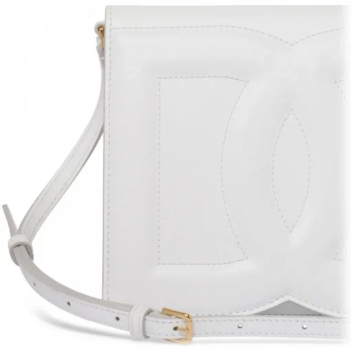 Dolce & Gabbana Bags-Dolce & Gabbana - White DG Logo Crossbody Bag - Dolce & Gabbana Exclusive Luxury Collection - Avvenice