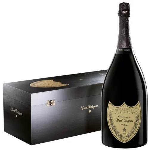 Dom P\u00e9rignon Wines-Dom Pérignon - Blanc Brut - Mathusalem - Bois Wood Box - Champagne - Pinot Noir - Chardonnay - Luxury Limited Edition - 6 l - Avvenice