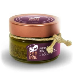 Don Tanu Preserved Foods-- Pistachio Green Pesto from Bronte P.D.O. - Preserved Foods - Sicily - Italy - 90 g - Avvenice