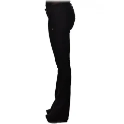 Dondup Trousers-- Bootcut Jeans with Medium Waist - Black - Trousers - Luxury Exclusive Collection - Avvenice