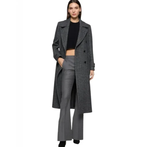 Dondup Trousers-- Flannel Chino Bootcut Trousers - Grey - Trousers - Luxury Exclusive Collection - Avvenice