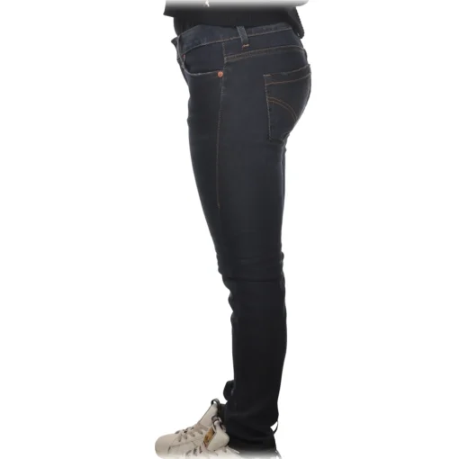 Dondup Trousers-- High-Waisted Jeans Model Monroe - Blue Denim - Trousers - Luxury Exclusive Collection - Avvenice