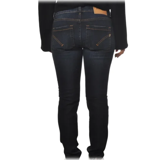 Dondup Trousers-- High-Waisted Jeans Model Monroe - Blue Denim - Trousers - Luxury Exclusive Collection - Avvenice