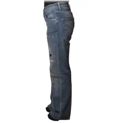 Dondup Trousers-- Jeans Five Pockets Wide Leg - Blue Jeans - Trousers - Luxury Exclusive Collection - Avvenice