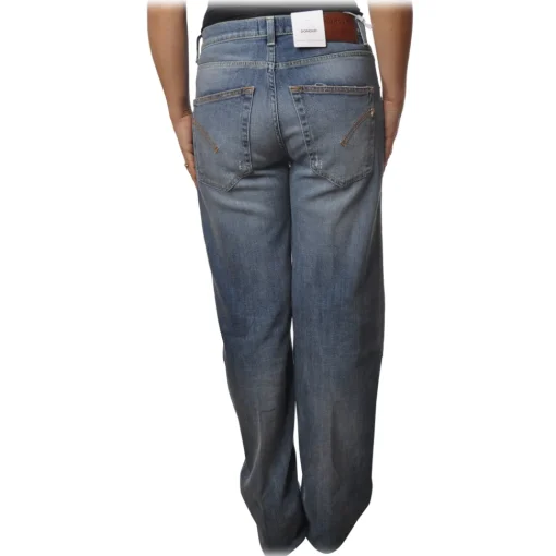 Dondup Trousers-- Jeans Five Pockets Wide Leg - Blue Jeans - Trousers - Luxury Exclusive Collection - Avvenice