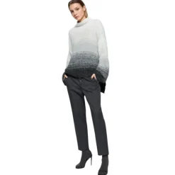Dondup Trousers-- Jewel Button Loose Trousers - Grey - Trousers - Luxury Exclusive Collection - Avvenice