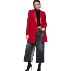 Dondup Skirts-- Long Denim Skirt with Jewel Buttons - Black - Skirt - Luxury Exclusive Collection - Avvenice