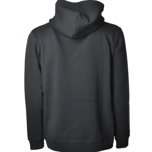 Dondup Sweatshirts-- Long-Sleeved Hoodie with Logo - Blue - Sweatshirt - Luxury Exclusive Collection - Avvenice