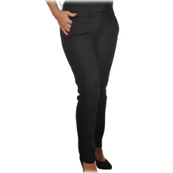 Dondup Trousers-- Perfect Trousers Made of Stretch Fabric - Black - Trousers - Luxury Exclusive Collection - Avvenice