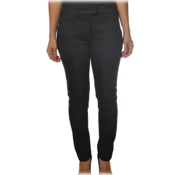 Dondup Trousers-- Perfect Trousers Made of Stretch Fabric - Black - Trousers - Luxury Exclusive Collection - Avvenice