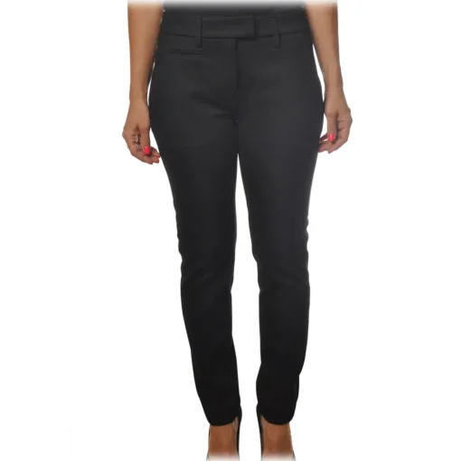 Dondup Trousers-- Perfect Trousers Made of Stretch Fabric - Black - Trousers - Luxury Exclusive Collection - Avvenice
