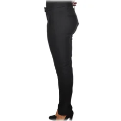 Dondup Trousers-- Perfect Trousers Made of Stretch Fabric - Black - Trousers - Luxury Exclusive Collection - Avvenice