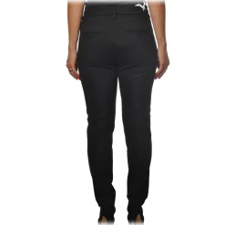 Dondup Trousers-- Perfect Trousers Made of Stretch Fabric - Black - Trousers - Luxury Exclusive Collection - Avvenice