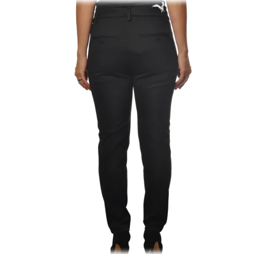 Dondup Trousers-- Perfect Trousers Made of Stretch Fabric - Black - Trousers - Luxury Exclusive Collection - Avvenice