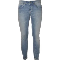 Dondup Trousers-- Regular-Waisted Jeans Model George - Light Blue - Trousers - Luxury Exclusive Collection - Avvenice